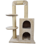 Preview: Kratzbaum - 54x34x92 cm - Beige